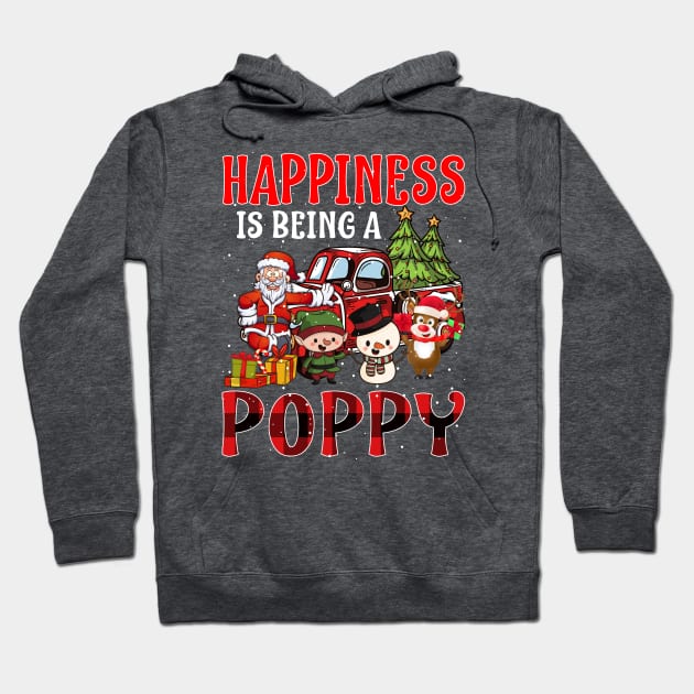 Happiness Is Being A Poppy Christmas Hoodie by intelus